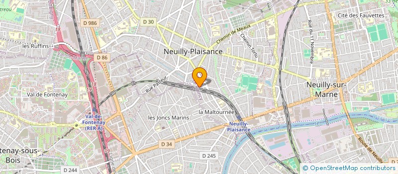 localisation de l'entreprise MONSIEUR MARK PALYVODA  NEUILLY-PLAISANCE