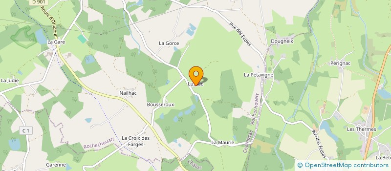 localisation de l'entreprise MONSIEUR MARK PARKER  CHAMPSAC