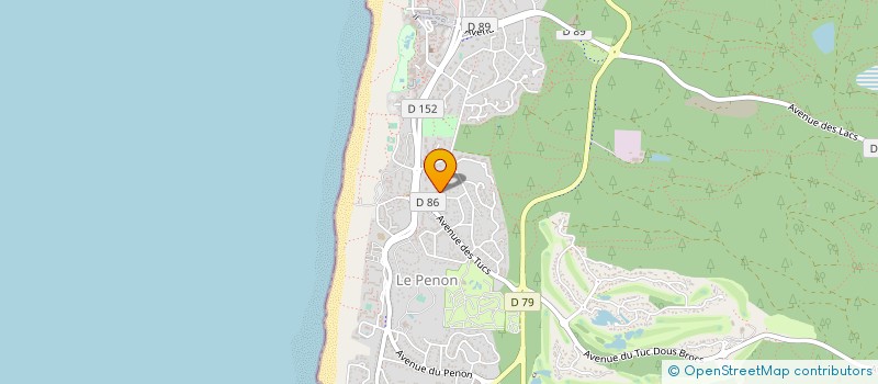 localisation de l'entreprise MONSIEUR MARK PHIPPS  SEIGNOSSE