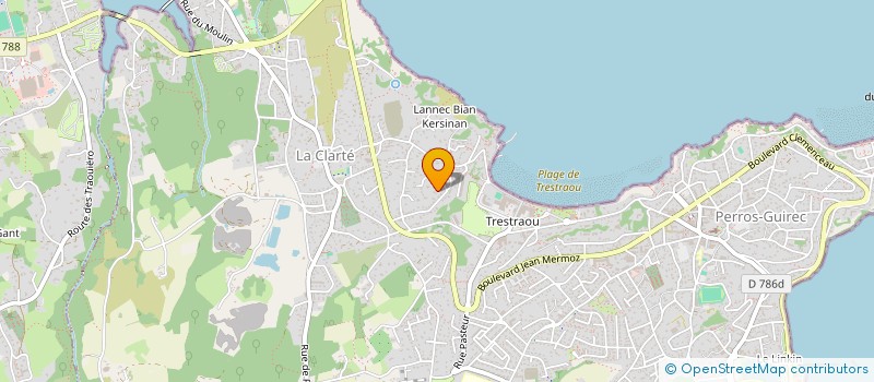 localisation de l'entreprise MONSIEUR MARK QUINN  PERROS-GUIREC