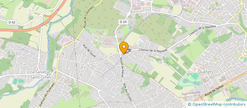 localisation de l'entreprise MONSIEUR MARK RITTER à TOURNEFEUILLE