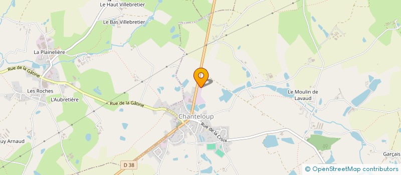 localisation de l'entreprise MONSIEUR MARK SABESTINI  CHANTELOUP