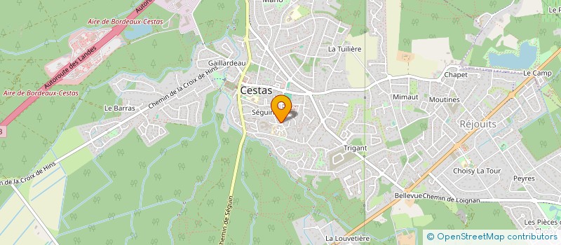 localisation de l'entreprise MONSIEUR MARK SCHOPPER  CESTAS