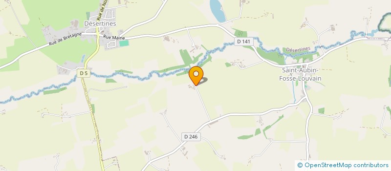 localisation de l'entreprise MONSIEUR MARK SCHORAH  SAINT-AUBIN-FOSSE-LOUVAIN