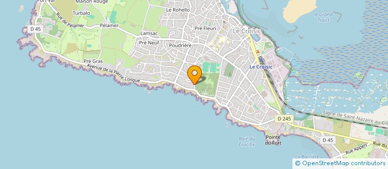 localisation de l'entreprise MONSIEUR MARK SPARHAM  LE CROISIC