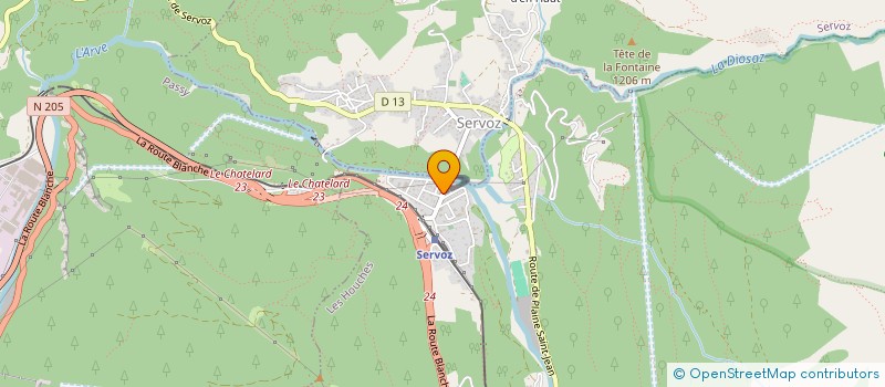 localisation de l'entreprise MONSIEUR MARK SZTOJKA  LES HOUCHES