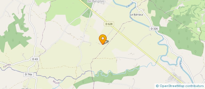 localisation de l'entreprise MONSIEUR MARK TAYLOR à LA BASTIDE-DE-BESPLAS
