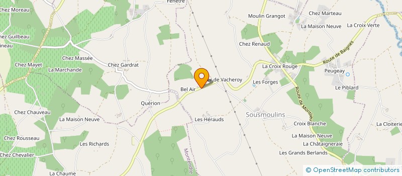 localisation de l'entreprise MONSIEUR MARK TAYLOR  SOUSMOULINS