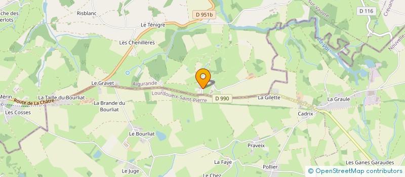 localisation de l'entreprise MONSIEUR MARK THOMAS MADDRELL à AIGURANDE