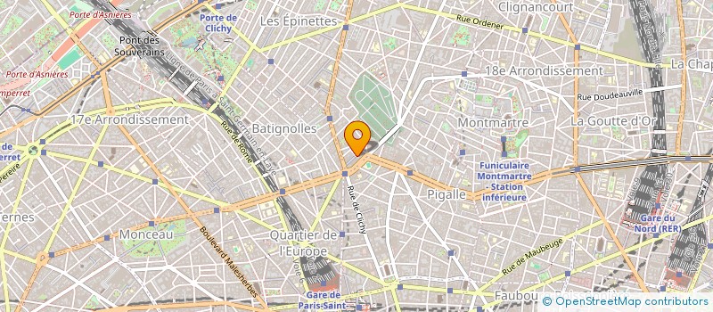 localisation de l'entreprise MONSIEUR MARK TOMPKINS  PARIS