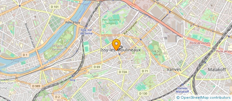 localisation de l'entreprise MONSIEUR MARK VAN THIEL à ISSY-LES-MOULINEAUX