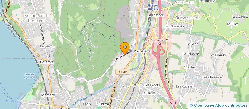 localisation de l'entreprise MONSIEUR MARK VERVAART à GRESY-SUR-AIX