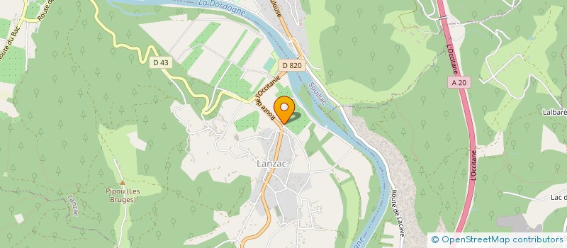 localisation de l'entreprise MONSIEUR MARK VERWEIJ  LANZAC