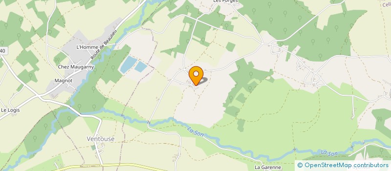 localisation de l'entreprise MONSIEUR MARK WALLACE  CELLEFROUIN