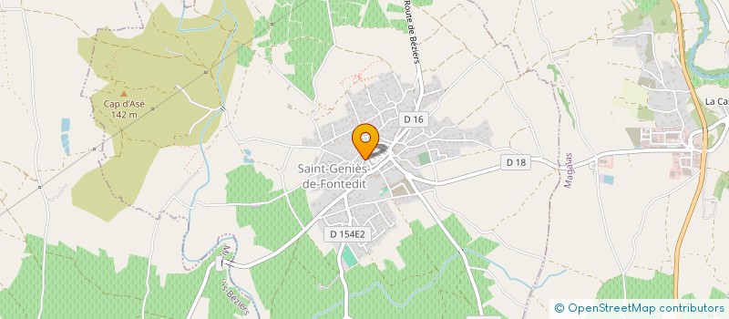localisation de l'entreprise MONSIEUR MARK WARE à SAINT-GENIES-DE-FONTEDIT
