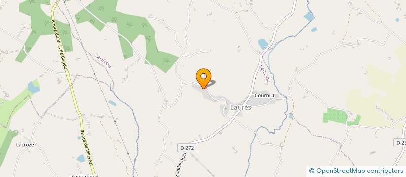 localisation de l'entreprise MONSIEUR MARK WILSON  LAUSSOU