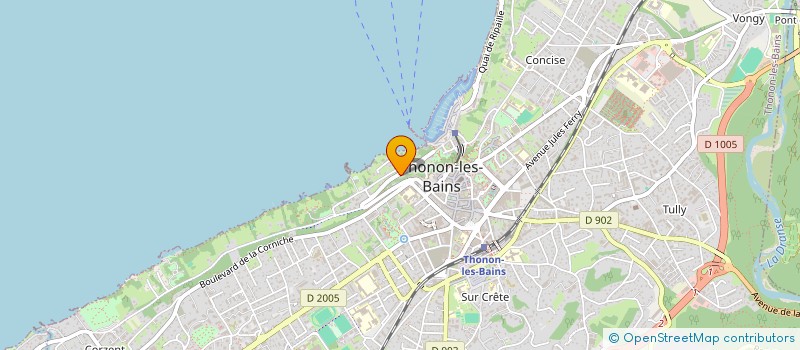 localisation de l'entreprise MONSIEUR MARK YPINGA à THONON-LES-BAINS