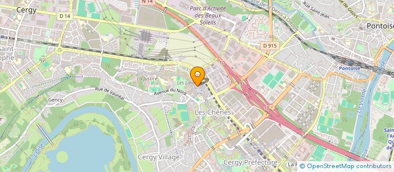 localisation de l'entreprise MONSIEUR MARK ZHU à CERGY