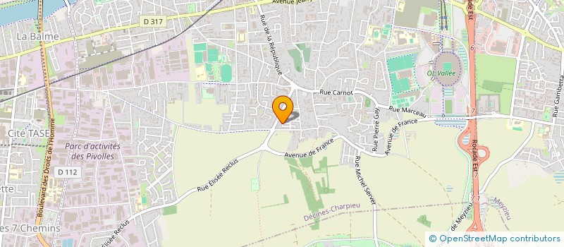 localisation de l'entreprise MONSIEUR MARKAR MOURADIAN  DECINES-CHARPIEU