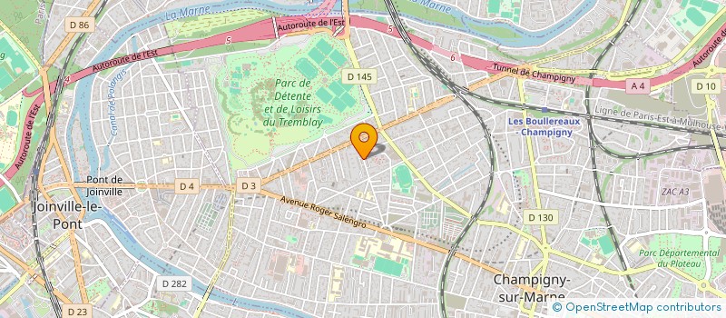localisation de l'entreprise MONSIEUR MARKDJI CASTOR à CHAMPIGNY-SUR-MARNE