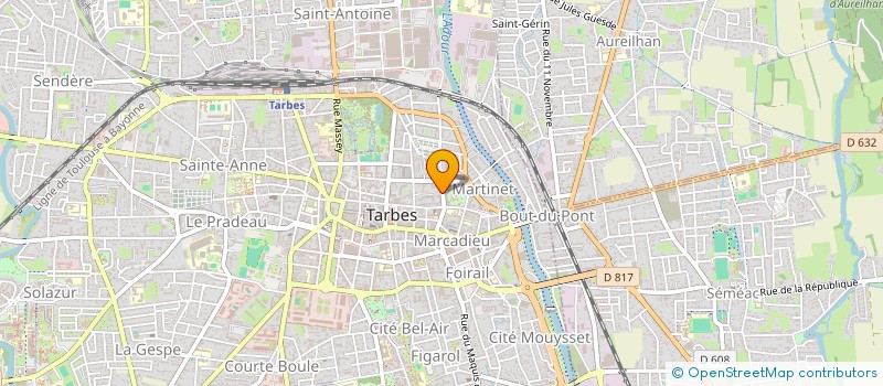 localisation de l'entreprise MONSIEUR MARKINSON ARMAND  TARBES