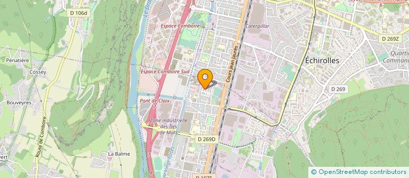 localisation de l'entreprise MONSIEUR MARKO DELIC  LE PONT-DE-CLAIX