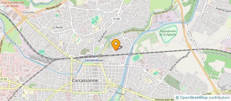 localisation de l'entreprise MONSIEUR MARKO DJILAS  CARCASSONNE