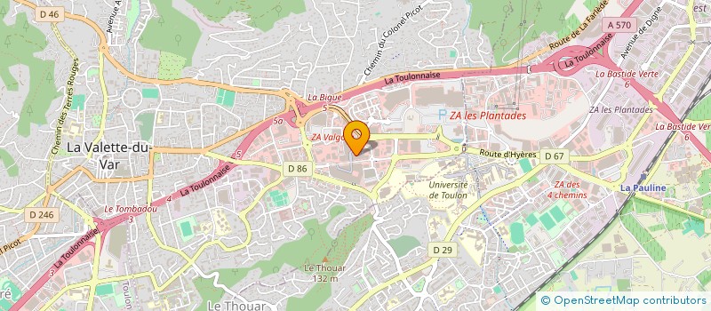 localisation de l'entreprise MONSIEUR MARKO DRAGULJESC  LA VALETTE-DU-VAR