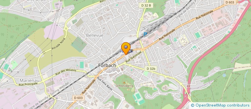 localisation de l'entreprise MONSIEUR MARKO JOISSAINS  FORBACH