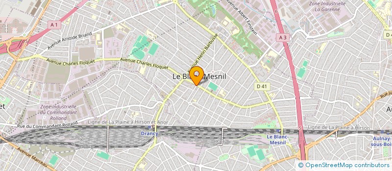 localisation de l'entreprise MONSIEUR MARKO MARJANOVIC à LE BLANC-MESNIL