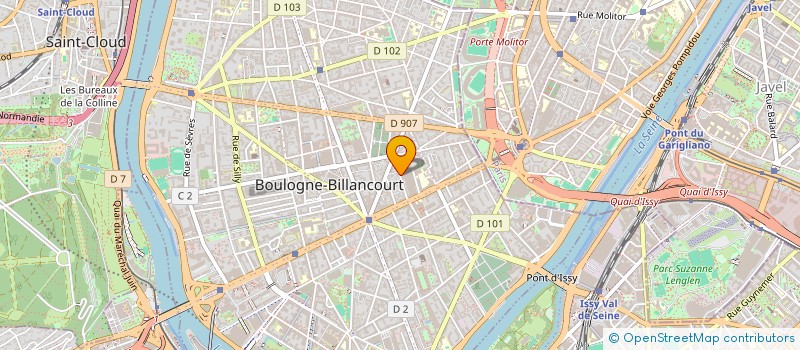 localisation de l'entreprise MONSIEUR MARKO MILANOVIC  BOULOGNE-BILLANCOURT