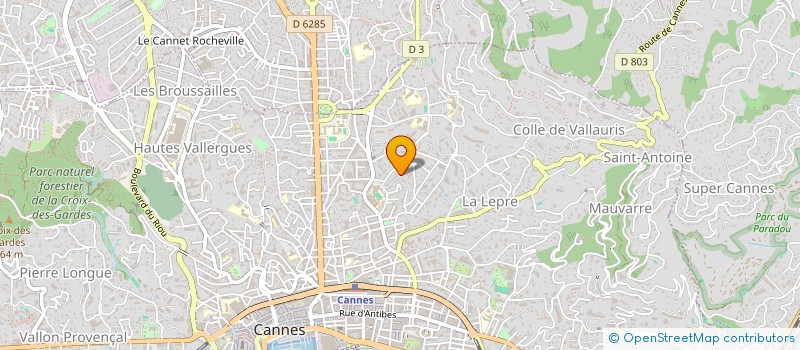 localisation de l'entreprise MONSIEUR MARKO MLADENOV  CANNES