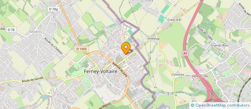 localisation de l'entreprise MONSIEUR MARKO NOVAK à FERNEY-VOLTAIRE