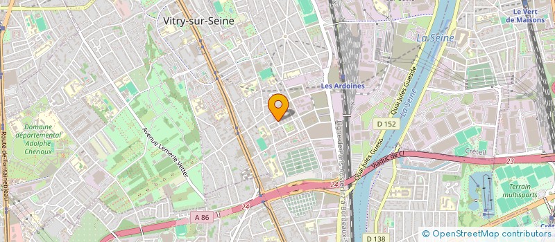 localisation de l'entreprise MONSIEUR MARKO PERIC  VITRY-SUR-SEINE