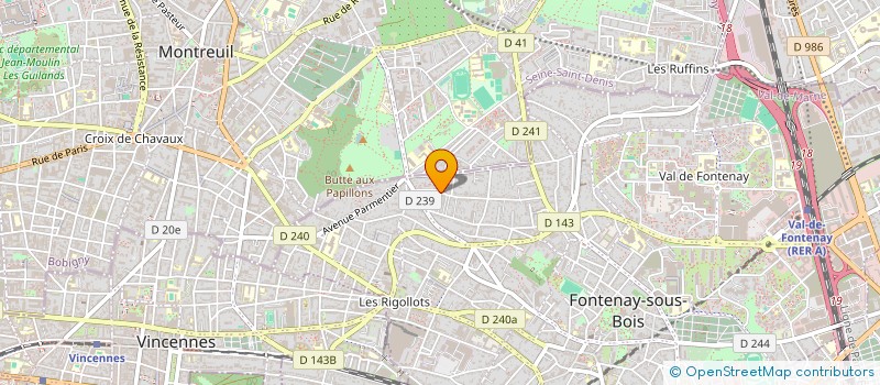 localisation de l'entreprise MONSIEUR MARKO VISNJIC à FONTENAY-SOUS-BOIS