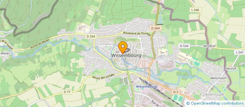 localisation de l'entreprise MONSIEUR MARKUS KAMMERER  WISSEMBOURG