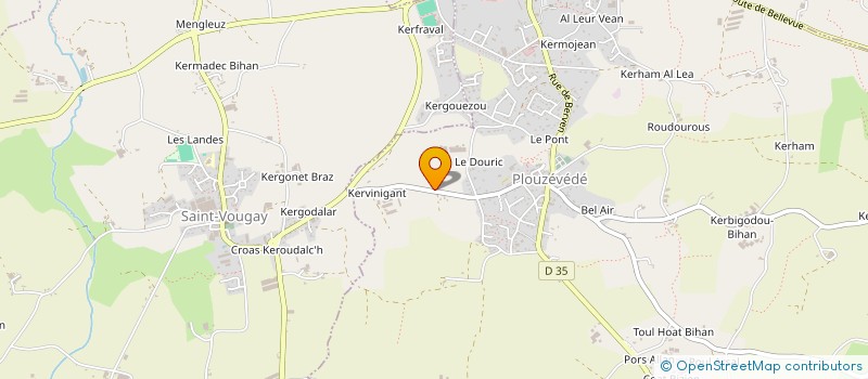 localisation de l'entreprise MONSIEUR MARKUS KLEER  PLOUZEVEDE