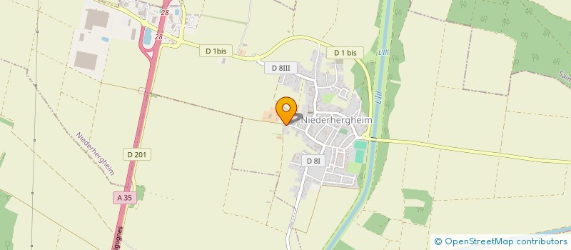 localisation de l'entreprise MONSIEUR MARKUS LENZLINGER  NIEDERHERGHEIM