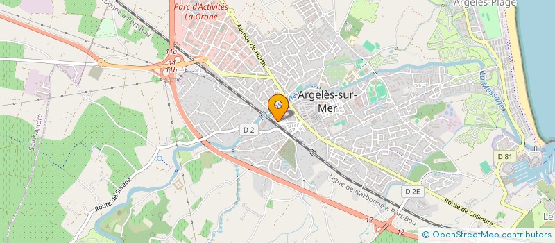 localisation de l'entreprise MONSIEUR MARKUS MEIER à ARGELES-SUR-MER