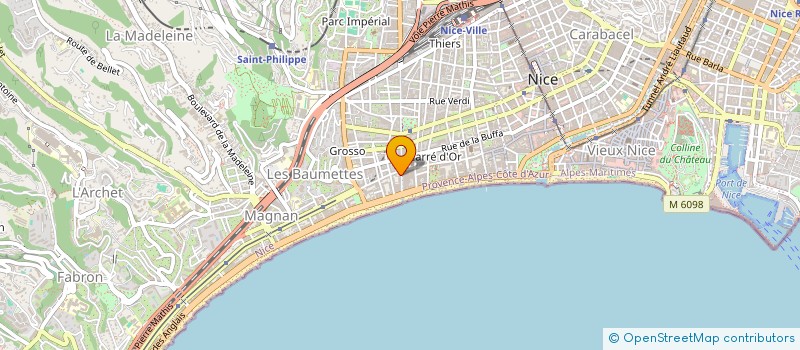 localisation de l'entreprise MONSIEUR MARLENE CHARBIT à NICE