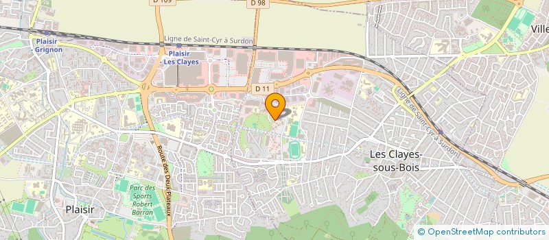 localisation de l'entreprise MONSIEUR MARLEY VALDOR à LES CLAYES-SOUS-BOIS