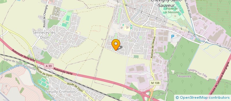 localisation de l'entreprise MONSIEUR MARLIN CIMIA à CHEVIGNY-SAINT-SAUVEUR