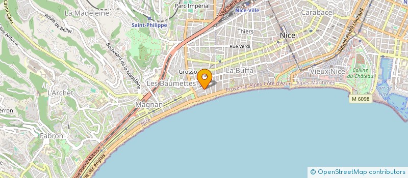 localisation de l'entreprise MONSIEUR MARLON ALIQUO  NICE