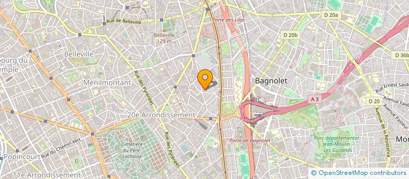 localisation de l'entreprise MONSIEUR MARLON BAGNOU BEIDO  PARIS