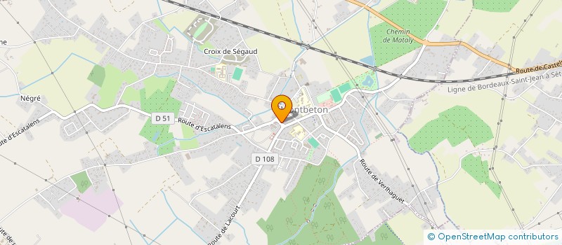 localisation de l'entreprise MONSIEUR MARLON BEC  MONTBETON