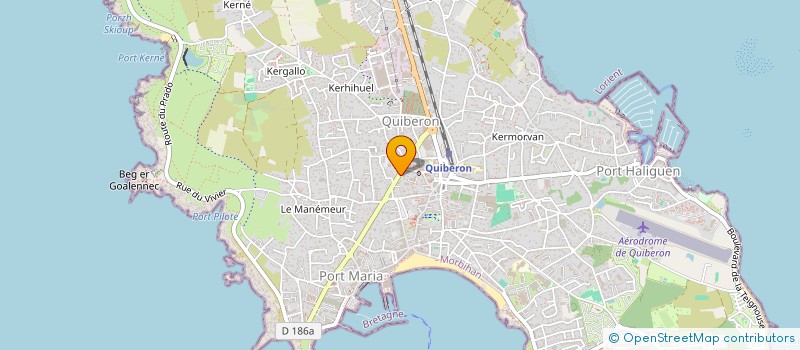 localisation de l'entreprise MONSIEUR MARLON BEKHTI à QUIBERON