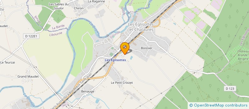localisation de l'entreprise MONSIEUR MARLON BERNARD à LES EGLISOTTES-ET-CHALAURES