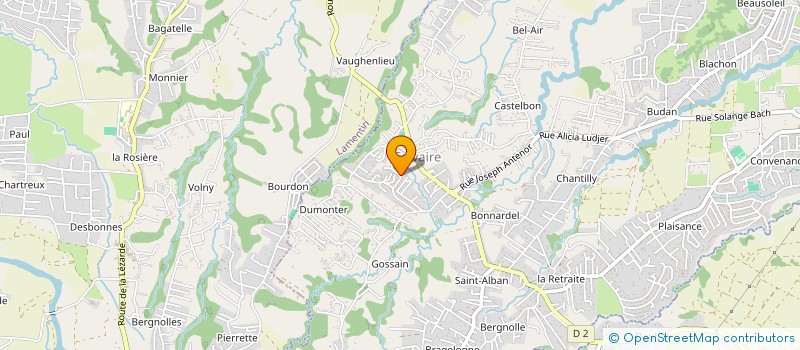 localisation de l'entreprise MONSIEUR MARLON COMBE  BAIE-MAHAULT