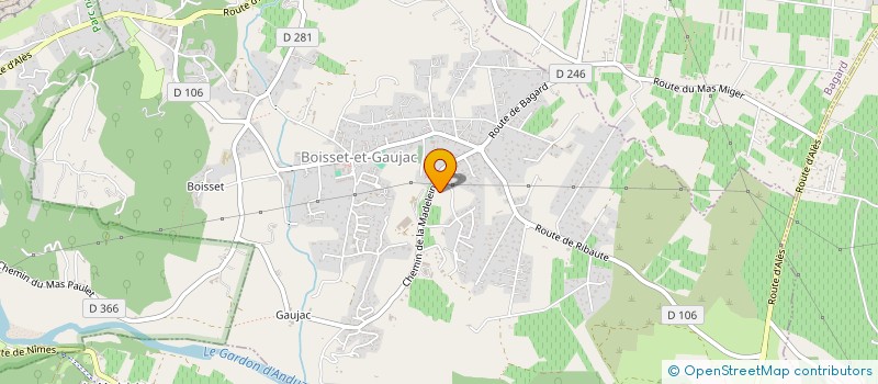 localisation de l'entreprise MONSIEUR MARLON DA SILVA  BOISSET-ET-GAUJAC