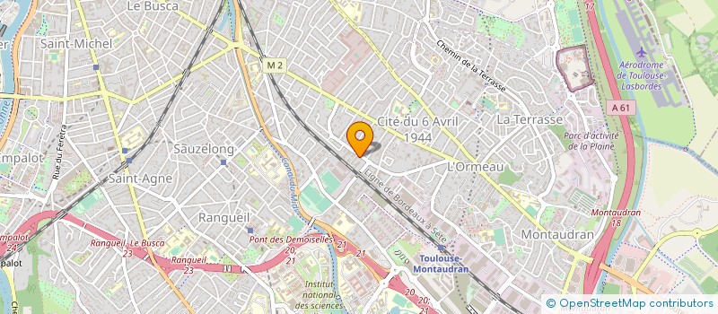 localisation de l'entreprise MONSIEUR MARLON DELGADO  TOULOUSE